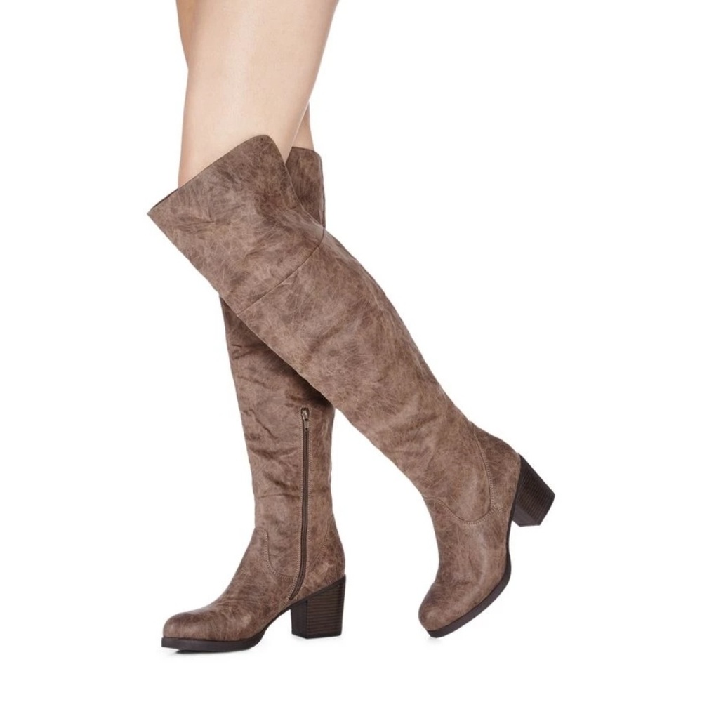 💗 JustFab Norra Over the Knee Boots